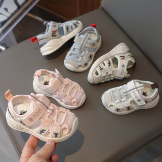 6M-4Y เด็กทารกชายเดินรองเท้าแตะ Anti Slip Soft Soled รองเท้าชายหาดเด็กรองเท้าแตะ
