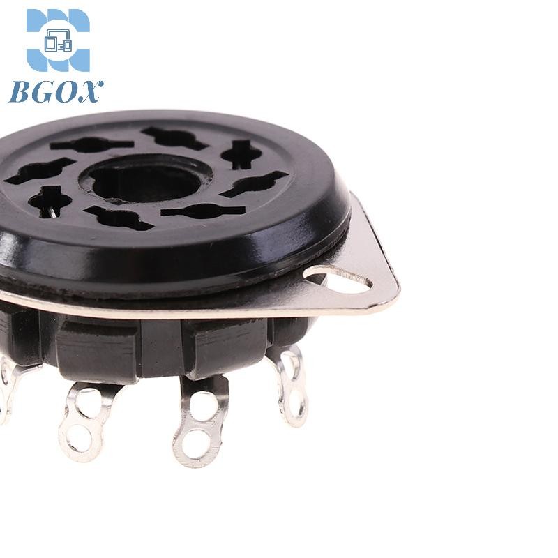 [NAY] 8Pin Bakelite Tube Socket Base S8WPF Bakelite Gilded สําหรับ KT88 6550 6SN7 EL34 EON