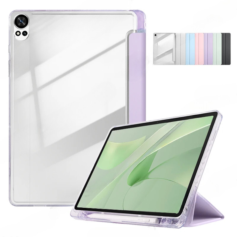 ปากกาสําหรับ HUAWEI MatePad 12 X 2024 Trifold อะคริลิค Clear Hard Back Stand กรณีแท็บเล็ตสําหรับ HUA