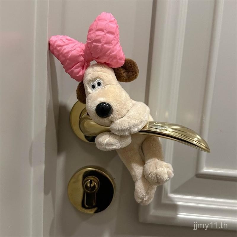จัดส่งฟรี + คุณภาพสูง ตกแต่งแขวนมือจับประตูสุนัขน่ารัก การจัดห้องนอนสร้างสรรค์ ตกแต่งล็อคประตู ตุ๊กตาผ้าป้องกันการชนกัน KM6P