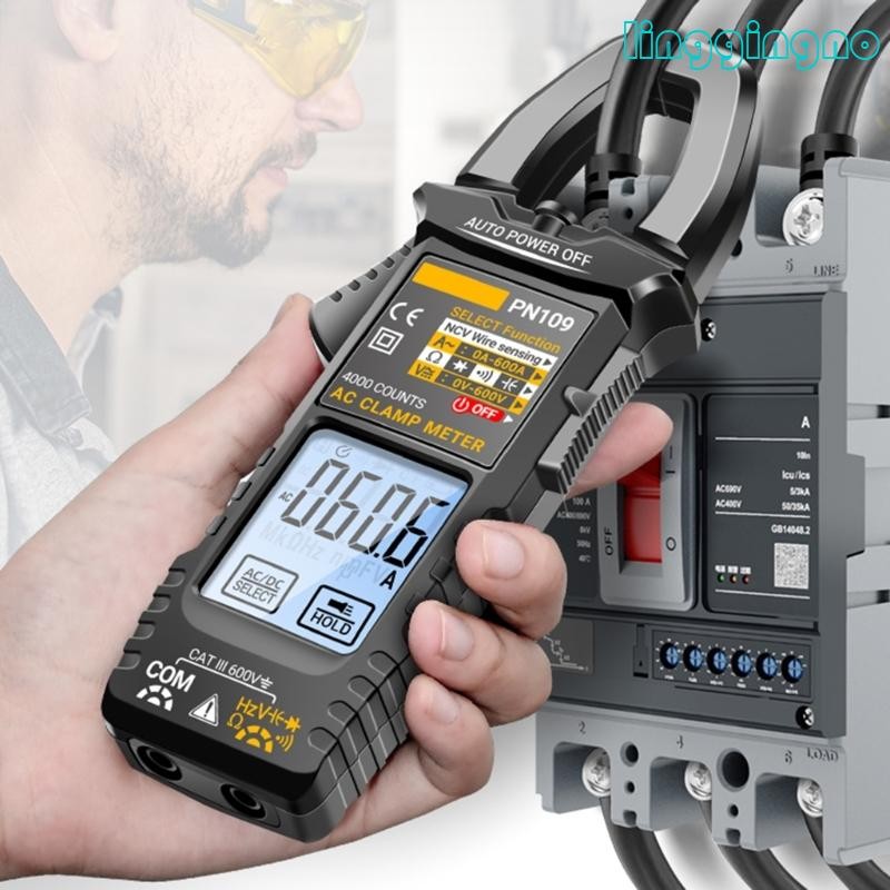 RR PN109 มัลติมิเตอร์เครื่องทดสอบแรงดันไฟฟ้าแคลมป์มิเตอร์พร้อม Buzzer Backlit