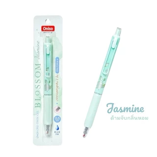 ปากกาเจล และไส้ปากกา Oniso รุ่น Blossom หมึกน้ำเงิน 0.5 มม. (มีกลิ่นหอมดอกไม้)