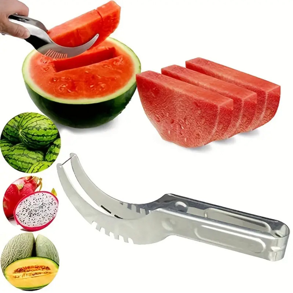 ที่ตัดแคนตาลูปสแตนเลส Melon Cutter สำหรับหั่น แยก และตักผลไม้