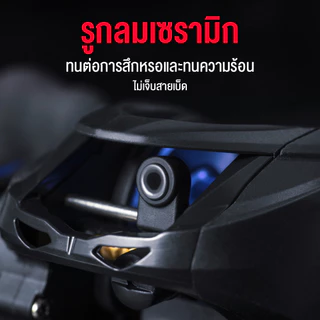 8KG แรงลาก รอกเบสตีไกลๆ โลหะ 6.3:1 ลอกเบสตกปลา รอกหยดน้ำ น้ำจืด ตกปลาทะเล รอกตกปลา รอกเบ็ดตกปลา รอก รอกเบส ที่จับขวา