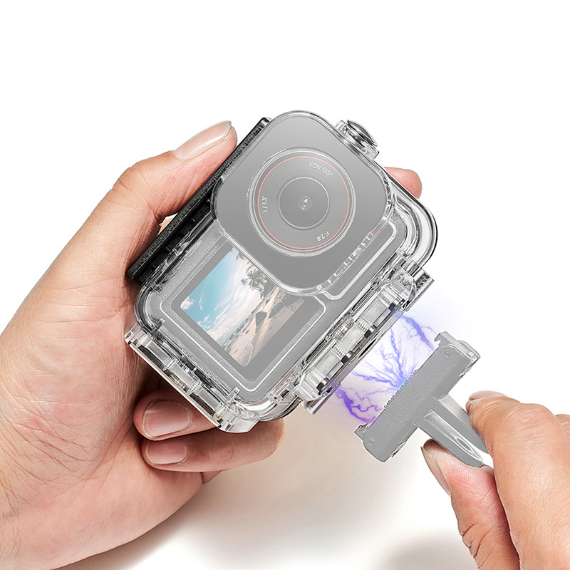 XT-XINTE 60M ดําน้ํากันน้ําสําหรับ DJI OSMO Action 5 Pro 4 3 ป้องกัน House Shell ชุดชั้นในดําน้ํากรณี - รูปที่ 3