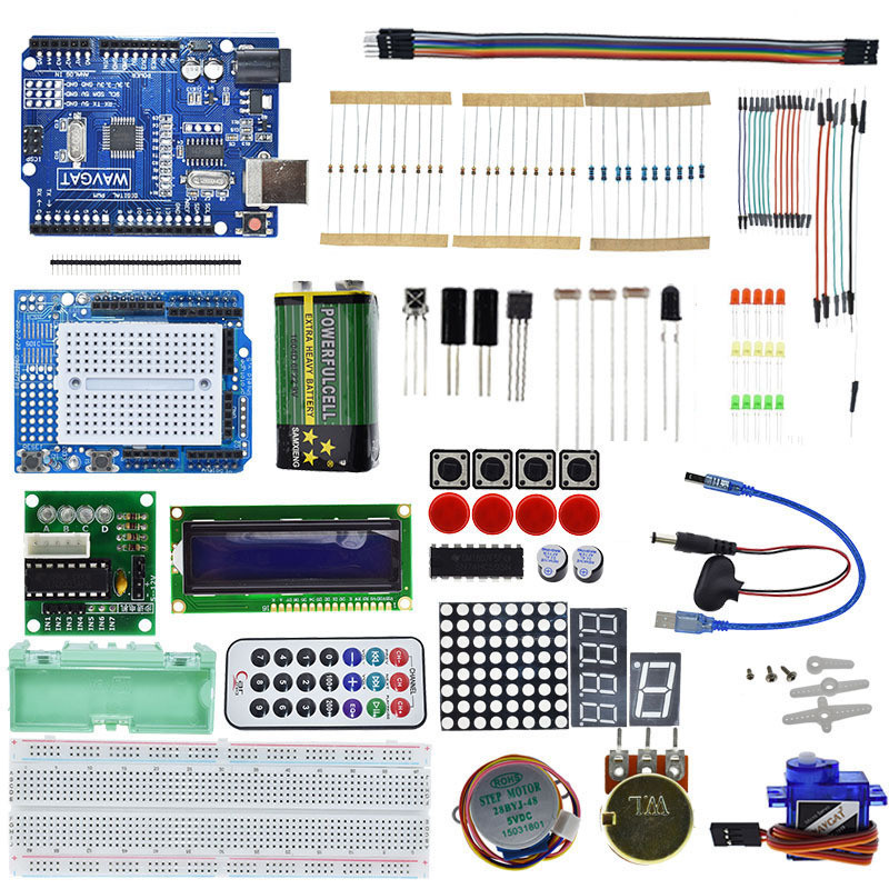 UNO R3 Starter Kit รุ่นอัพเกรดชุดการเรียนรู้เริ่มต้น Maker Kit เหมาะสําหรับ arduino