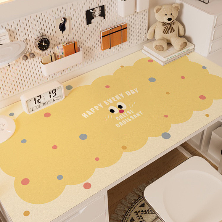 แผ่นรองโต๊ะหนัง เครื่องสาวหัวใจหนังตารางเสื่อ อิน สไตล์ที่มีมูลค่าสูงโต๊ะเครื่องแป้งเสื่อเด็กโต๊ะร้านอาหารโต๊ะกาแฟเสื่อโต๊ะกั