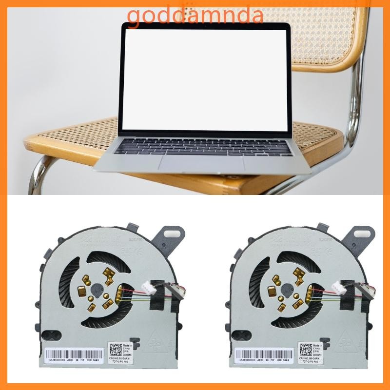 GODD Original แล็ปท็อป CPU พัดลมระบายความร้อนสําหรับ Dell Inspiron 7560 V5468 V5568 P61F DC5V 0 5A 4