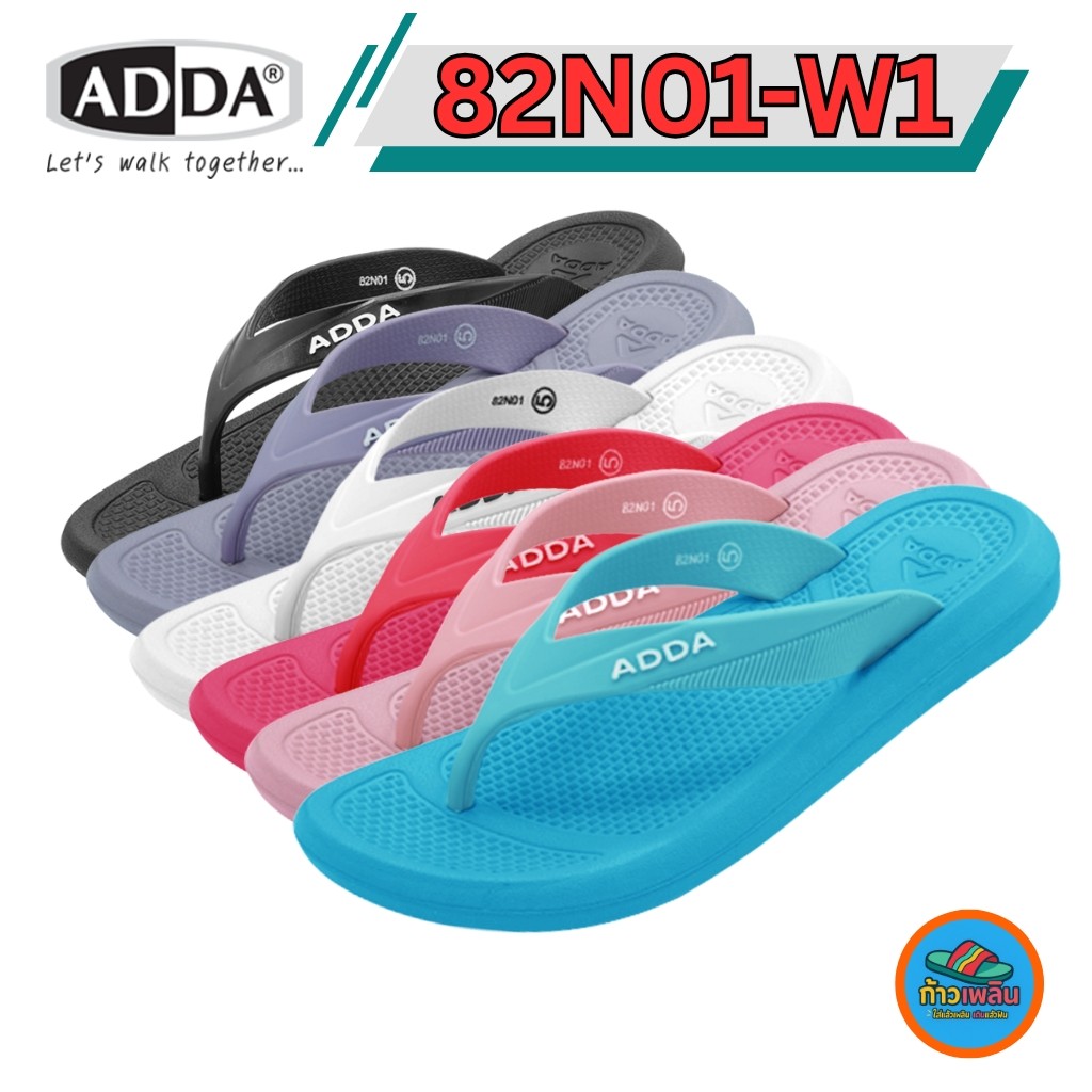 ADDA 82N01-W1 รองเท้าแตะหูคีบผู้หญิง ไซด์ (4-6)