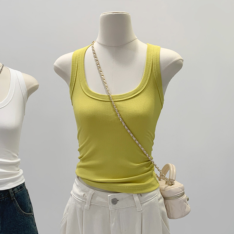 C&M Sports Outerwear แขนกุด Racerback Vest เสื้อกล้ามฤดูใบไม้ผลิ/ฤดูร้อนของผู้หญิง