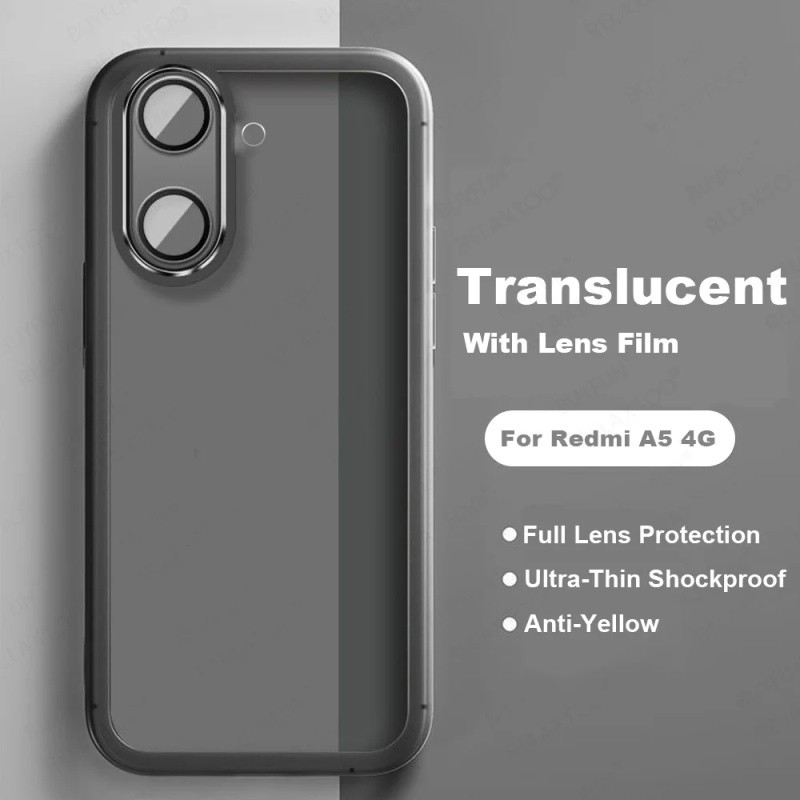 เคสโทรศัพท์สําหรับRedmi A5 A4 A3 Pro A3X A2 A1 Plus 4G 5Gกรณีป้องกันกล้องFalling Clear Soft Cover