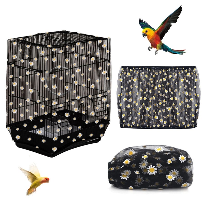 ONE Airflows Bird Cage Cover Pet Bird Cage Protectors Bird Cage Floor Cleaner Shield