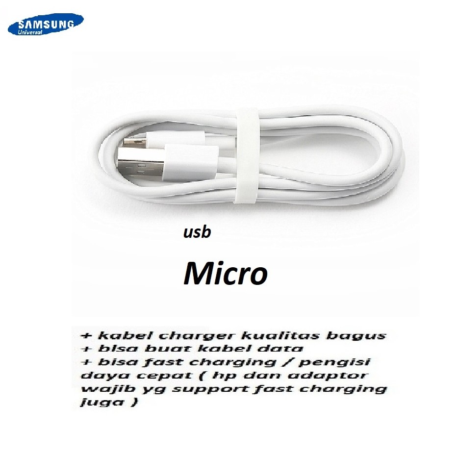 สายชาร์จ Usb micro samsung A3 2015 (SM-A300F/SM-A300H/SM-A300M/SM-A300G/SM-A300X/SM-A300Y) - A3 2017