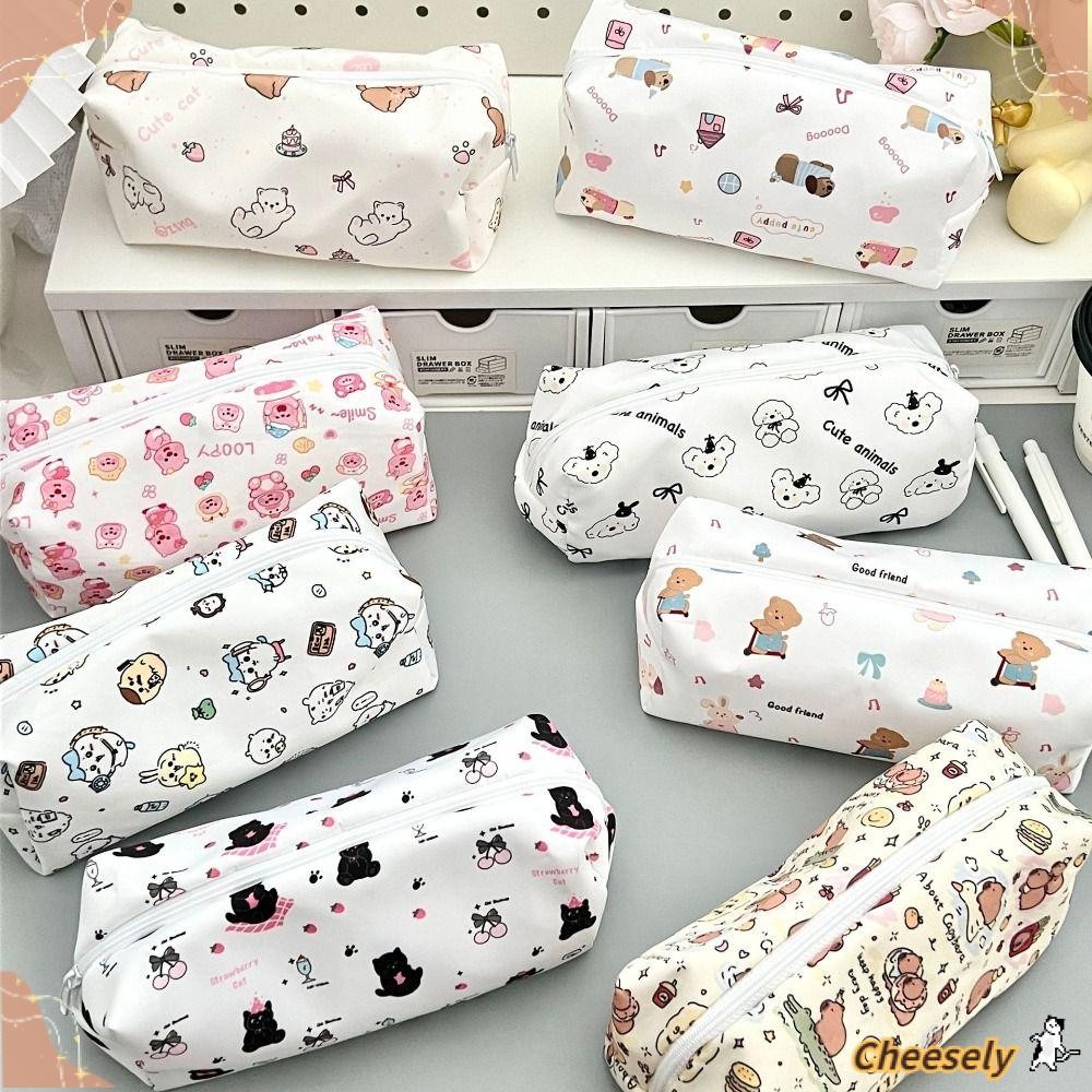 CHEESELY Pencil , Back To School Gift กระเป๋าใส่ปากกาความจุขนาดใหญ่,คุณภาพสูง Loopy/Crayon Shin-chan