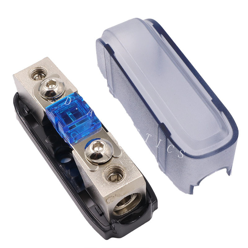 เครื่องเสียงรถยนต์ Modified Mini Frosted Fuse AFS Fuse Holder Power Fuse Breaker