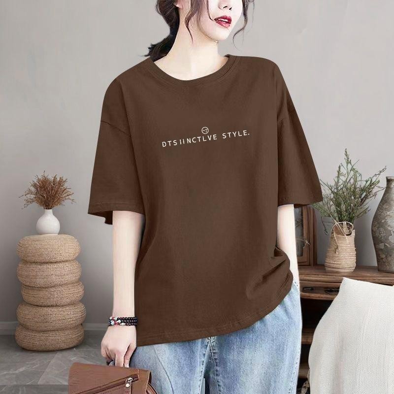 【ไซส์ตั้งแต่ S ถึง 3XL】เสื้อผ้าสาวสีสด เสื้อผ้าสบายขนาดใหญ่แขนสั้น เสน่ห49 ลายน่ารักสุดๆ เส้นผ้าสุดยอด