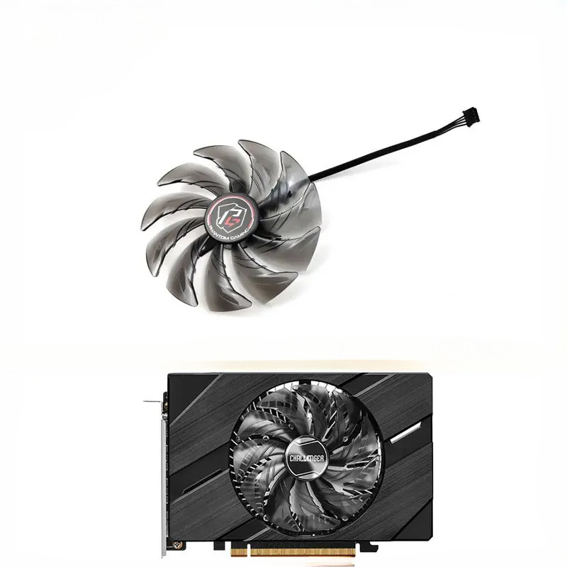 ใหม่ 4PIN 95 มม.DC12V 0.45A FDC10U12S9-C VGA พัดลมสําหรับ ASROCK Arc A380 6GB Challenger ITX OC กราฟ