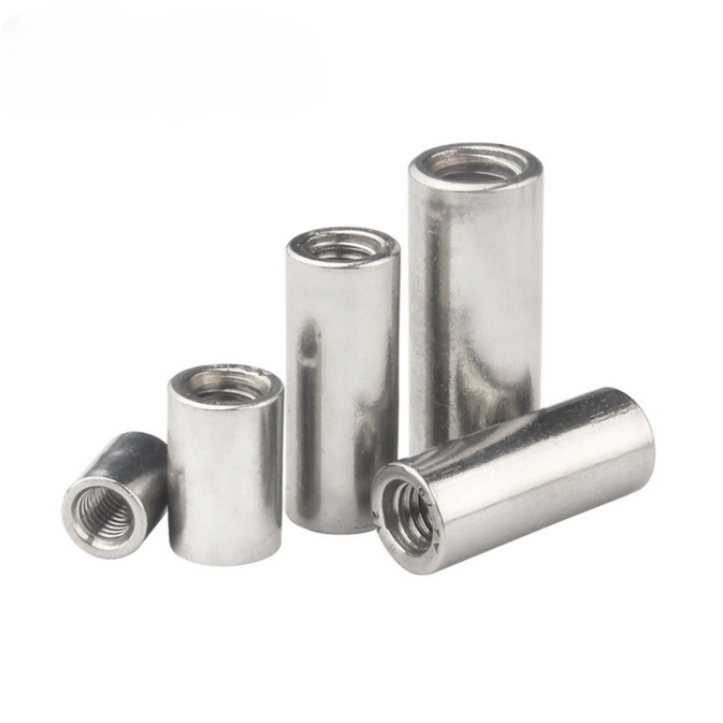[การจัดส่งที่รวดเร็ว] น็อตข้อต่อกลมสแตนเลส 304, น็อตเชื่อมต่อ, น็อตข้อต่อ M2/M2.5/M3/M4/M5/M6