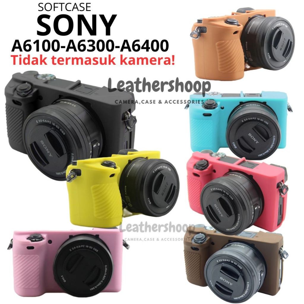 เคส Softcase Sony Alpha A6400 A6300 A6100 ฝาครอบยาง