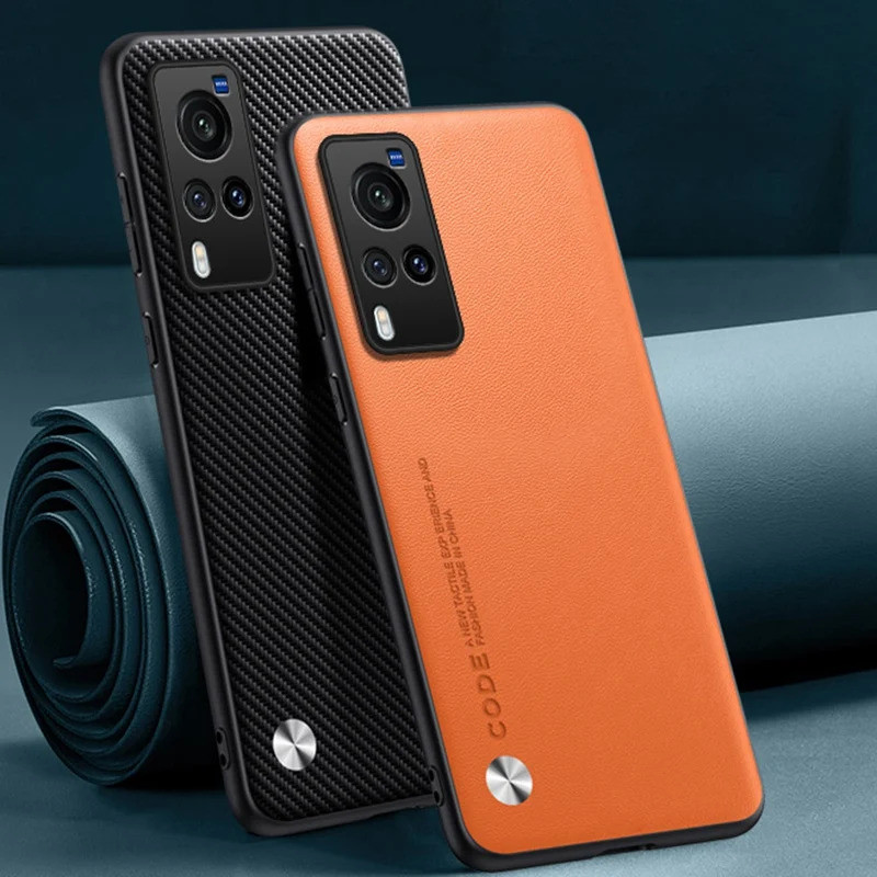 หรูหรา PU หนังสําหรับ Vivo X60 Pro ปกหลังซิลิโคนกันกระแทกป้องกันเคสโทรศัพท์สําหรับ Vivo X60 Pro Plus