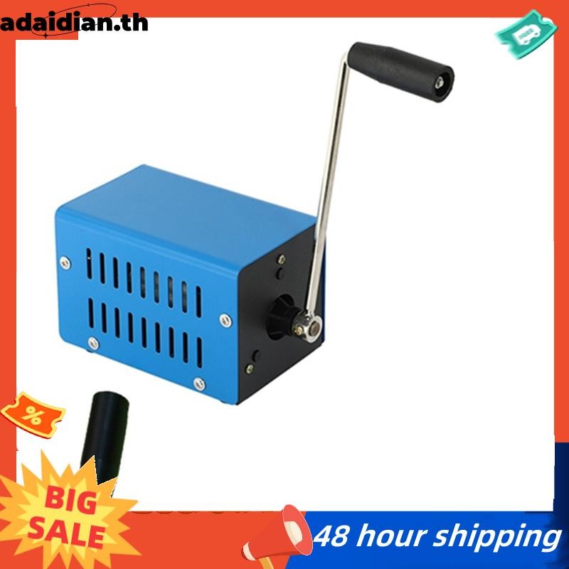 พร้อม 20W Outdoor Multi-Function Portable Manual Crank Generator USB ชาร์จ Hand Crank Generator พลัง