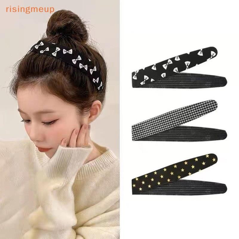 [risingmeup] ฤดูร้อนสําหรับผู้หญิงผมม้าที่ถอดออกได้สําหรับ Frizzy ผู้ใหญ่ผม Stick Easy จัดแต่งทรงผมอุปกรณ์เสริมใหม่