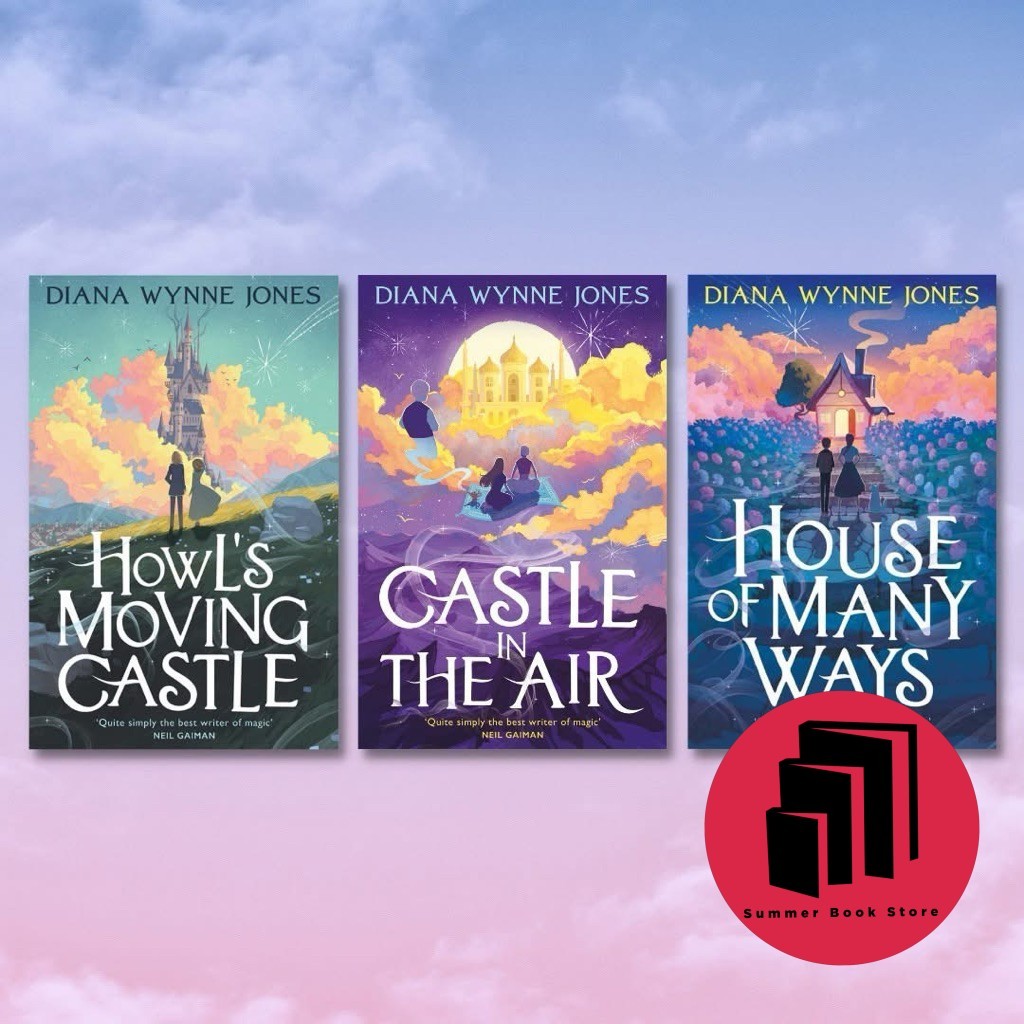 Land of Ingary Trilogy Howls Moving Castle Series 3 เล่ม - ปราสาทในอากาศ - บ้านหลายวิธี - การผจญภัยแฟนตาซี