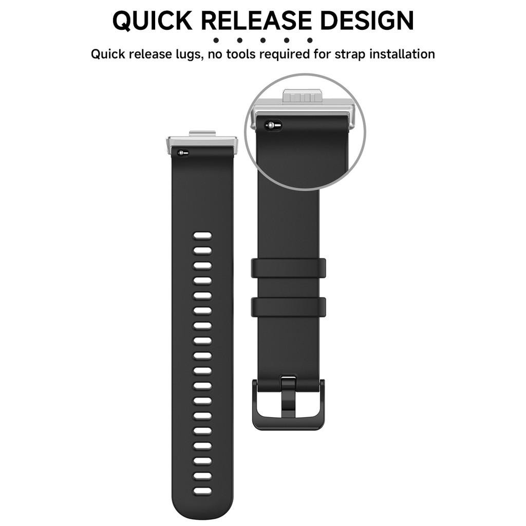 สายซิลิโคนสําหรับ Huawei นาฬิกา FIT4/4 pro fit3 correa สายกีฬาสําหรับ Huawei นาฬิกา fit 4pro ใหม่ล่าสุดเข็มขัด Breathable สายนาฬิกาอุปกรณ์เสริม - รูปที่ 3