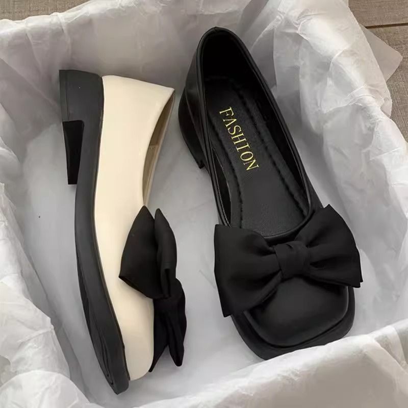 กุทัณฑ์ รองเท้าผู้หญิงส้นเตี้ยสำหรับทำงานและใส่ในตอนกลางคืนแบบสบายๆ #Z73