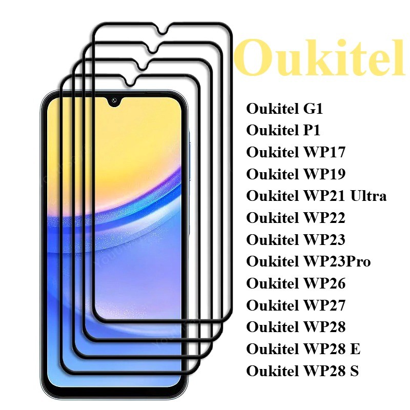 สําหรับ Oukitel P1 G1 กระจกนิรภัยฟิล์มสําหรับ Oukitel WP28S WP28E WP28 WP27 WP26 WP23 WP22 WP21 WP19