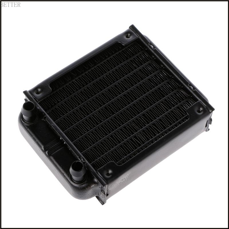BETT คอมพิวเตอร์ CPU ความร้อนแลกเปลี่ยน PC Water Cooling หม้อน้ําอลูมิเนียม Cooler 8 หลอด 80 มม. 8 ซม.พัดลม Cooler
