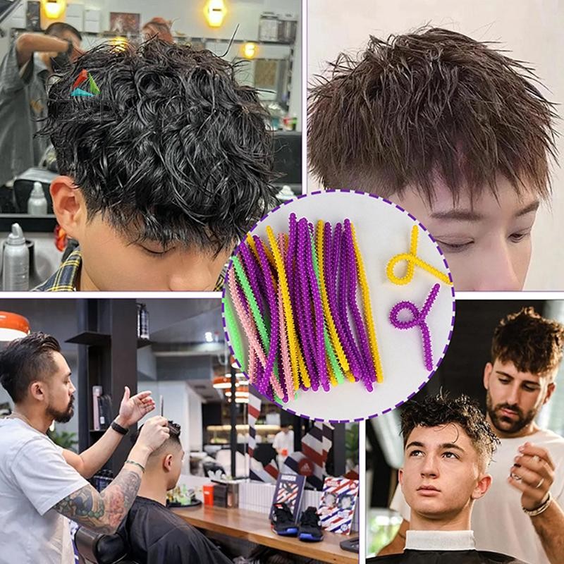 Z & P 10 ชิ้น 6/8 มิลลิเมตรซิลิโคนดอกไม้ไฟบาร์ Man ย้อมผมและ Perm เครื่องมือจัดแต่งทรงผมความงาม Reggae Perm Rods หยักปุยข้าวโพด Curlers บาร์ COD