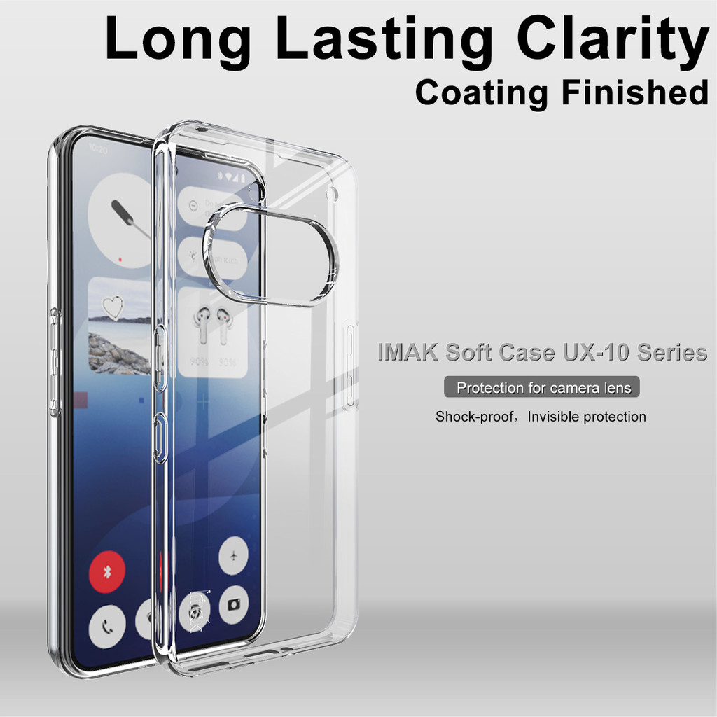 เคส Nothing Phone 3a IMAK UX-10 Series Slim Soft ฟิล์ม สําหรับ Nothing Phone3A Pro 5G