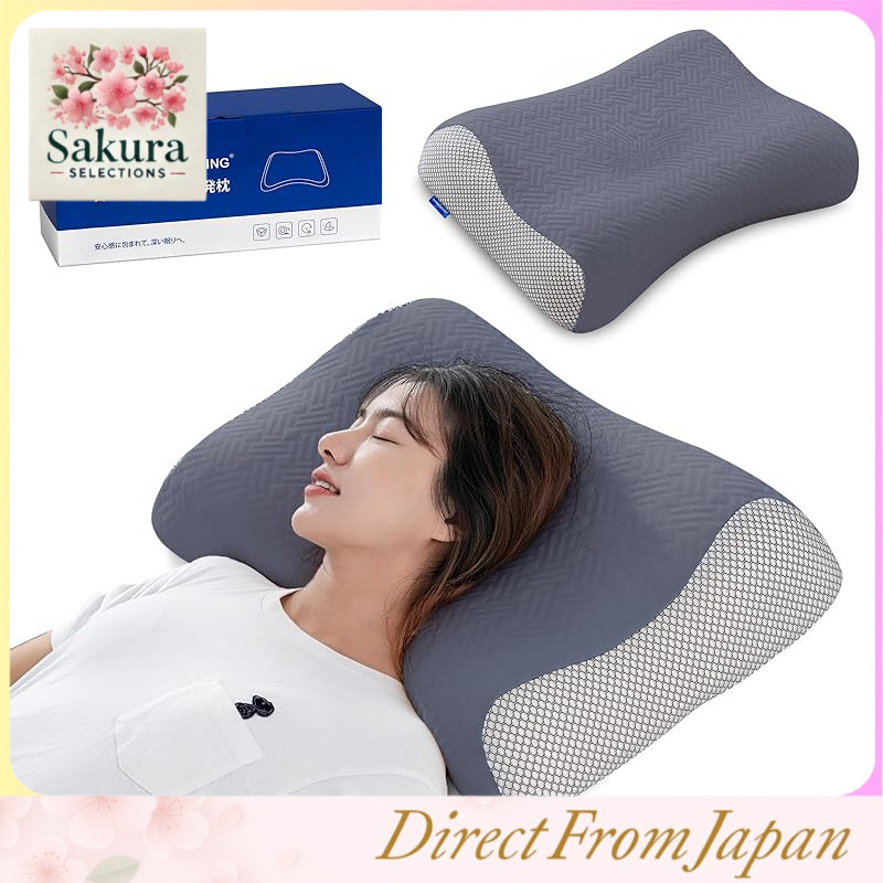 Adjustable High Loft Memory Foam Pillow for Neck and Shoulder Support with Central Contour, Large Si