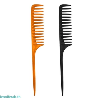 Jenniferab ฟันกว้างหนูหางหวี Pintail ตัดผมจัดแต่งทรงผมหวีสําหรับผู้หญิง Anti Static Hairdressing เครื่องมือ Salon Profesio