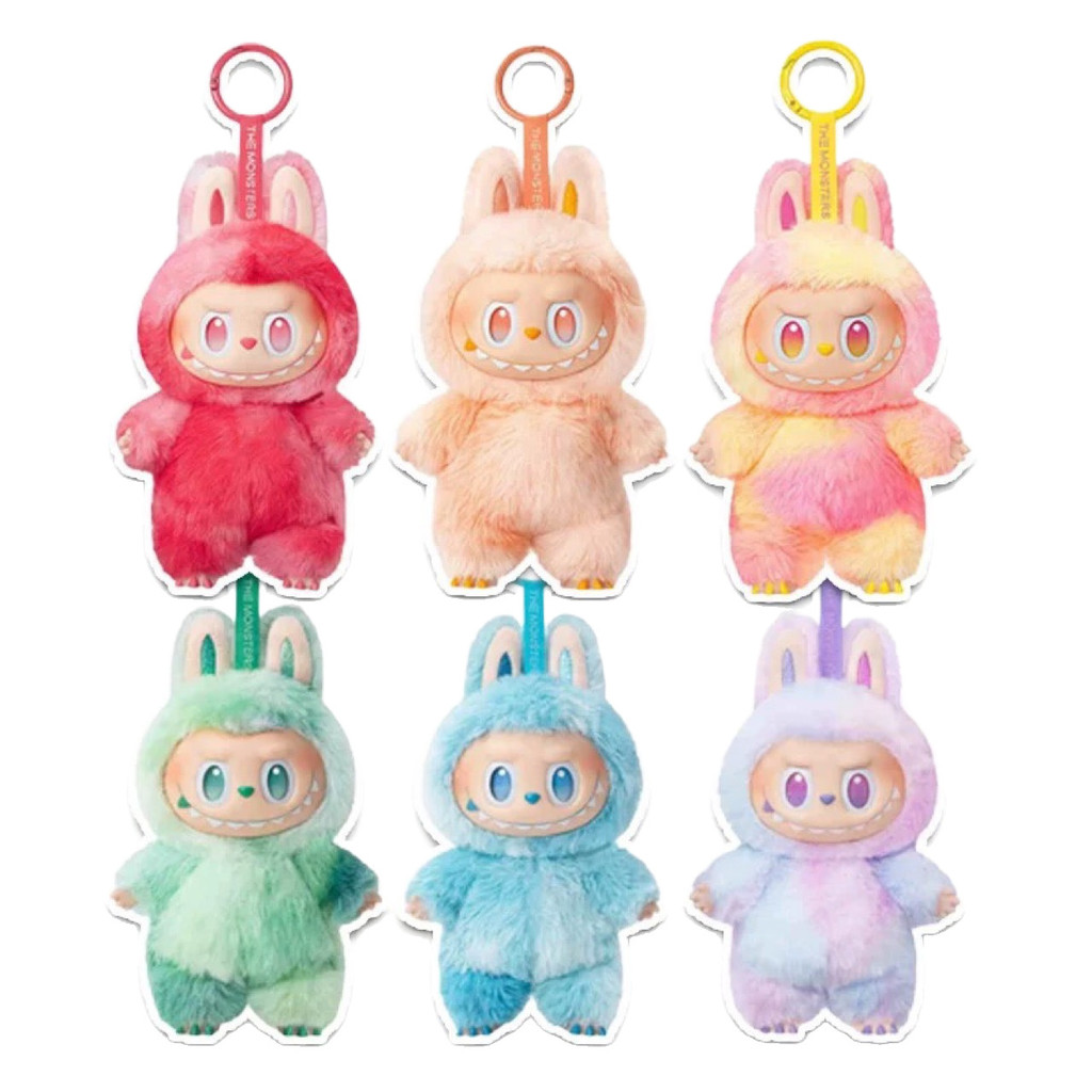 Labubu สามรุ่น Labubu ไวนิล Face Mystery กล่องรูปเครื่องประดับ labu ตุ๊กตาตุ๊กตาพวงกุญแจจี้อินเทรนด์ของเล่นตุ๊กตา