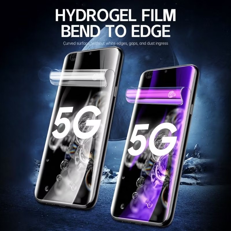 N/O- HYDROGEL FILM HD CLEAR BLUE MATTE สําหรับ OPPO A3X A3 NFC A3 PRO A5S A12 A11K A7 F9 A1K A3S A74