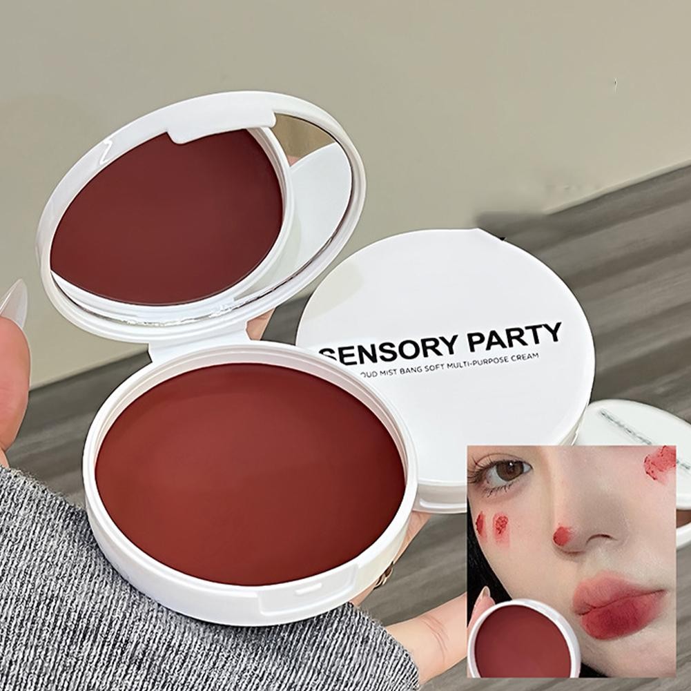 Sensory Party Cloudy Boom Soft Multi-Purpose Balm Swell และ Brightening Purpose Blush Matte X3J2