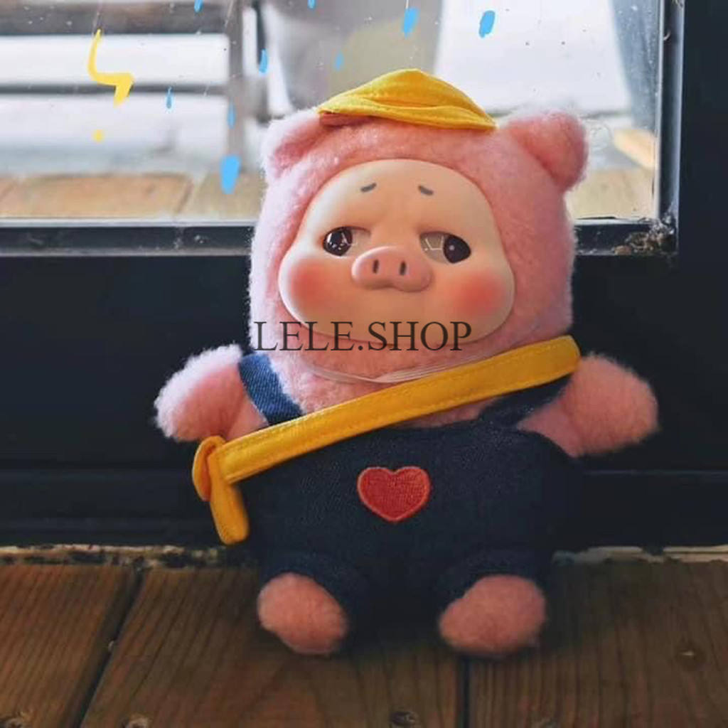 ตุ๊กตา Upset Pig กล่องสุ่มพวงกุญแจ แบบจุ่ม ของเเท้ 100% สินค้าพร้อมส่งในไทย - รูปที่ 6