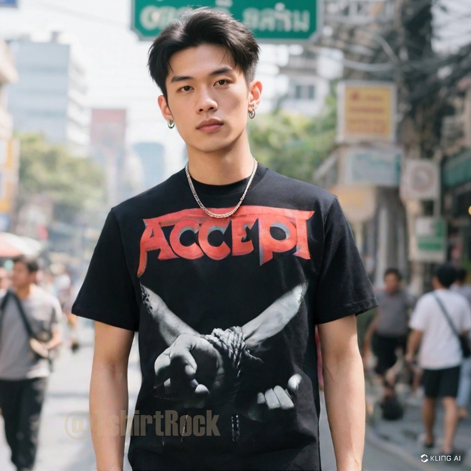 เสื้อวง Accept แอคเซปต์ Objection Overruled ปี1993 เสื้อวงเมทัลคลาสสิค ACP1014