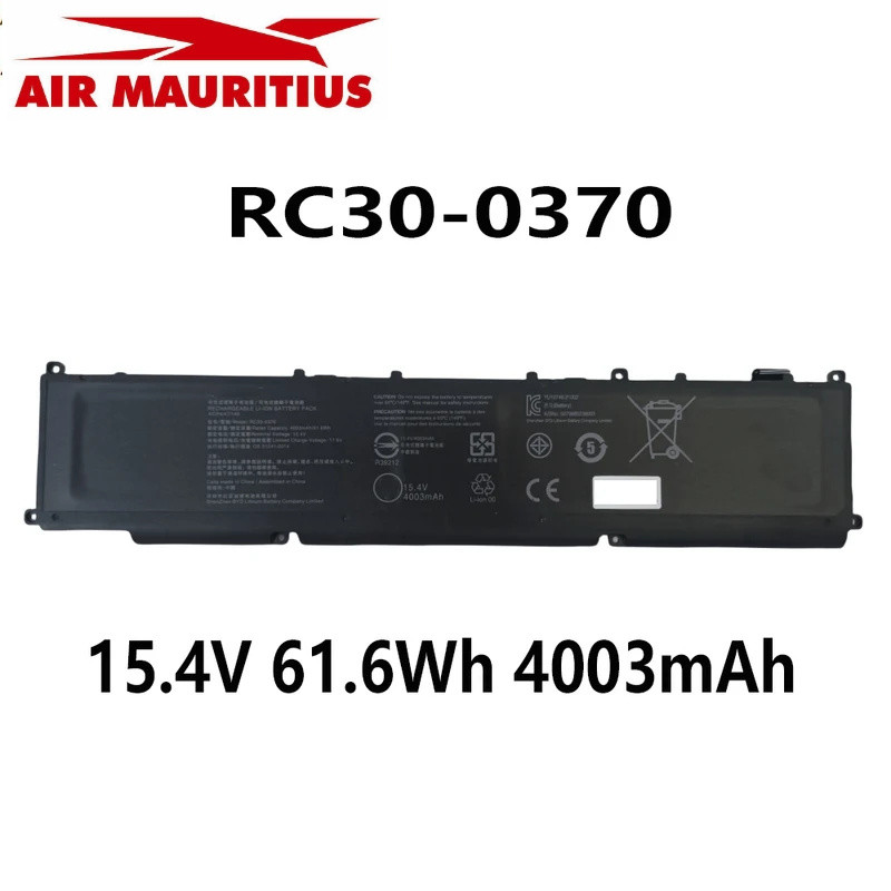 แบตเตอรี่แล็ปท็อป  RC30-0370 15.4V 61.6Wh สำหรับ Razer Blade RZ09-0370 RZ09-0370AE23 RZ09-0370BEA3-R