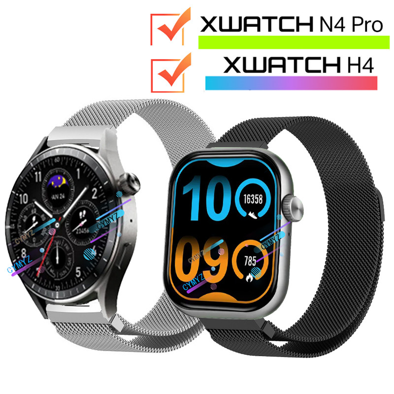 สาย Infinix XWatch N4 Pro สายโลหะ สาย Infinix XWatch H4 สายรัดข้อมือกีฬา