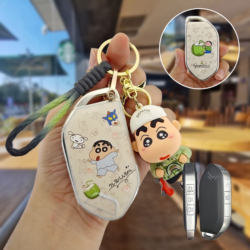 KIA พวงกุญแจ Sorento CARNIVAL 2025 EV5 2024 EV6 TPU เคสกุญแจรถยนต์ เคสกุญแจรีโมทรถยนต์