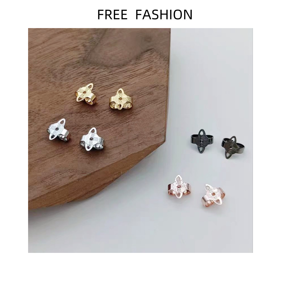 วิวี่ ที่อุดหู ที่อุดหู1: 1วัสดุทองเหลือง ทําเอง เครื่องประดับวัสดุอุปกรณ์เสริมต่างหู