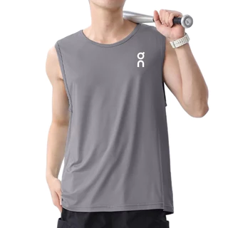 ผู้ชายวิ่งเสื้อกั๊กกรีฑาฟิตเนสแขนกุดบุรุษเสื้อกล้าม