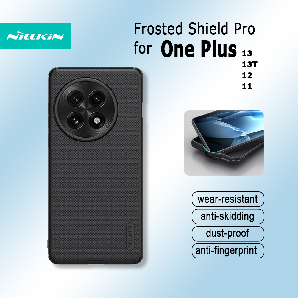 Nillkin สําหรับ One Plus 13T Frosted Shield Pro เคสโทรศัพท์สําหรับ One Plus 12 One Plus 11 ฝาหลังกัน