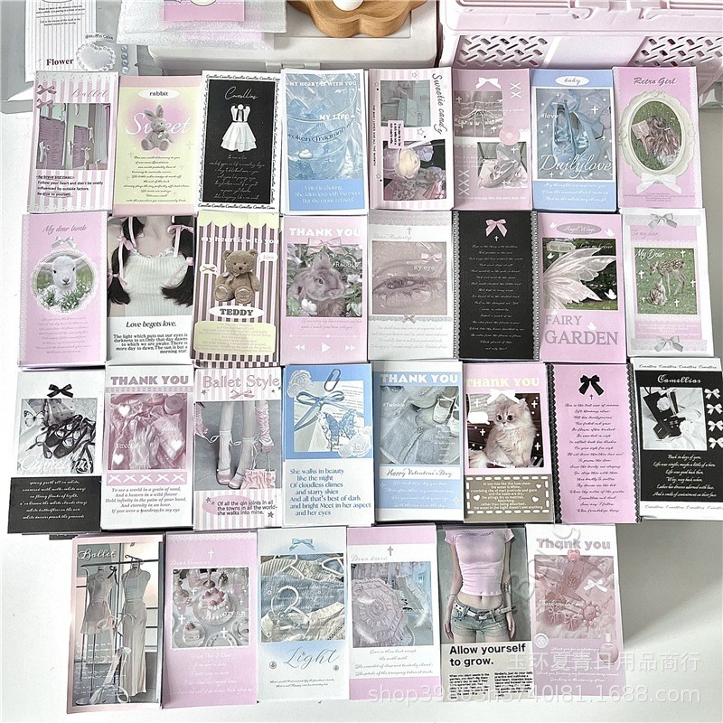 100 ชิ้น Ins Glossy สติกเกอร์ปิดผนึก 5x9 ซม.ป้ายบรรจุภัณฑ์วัสดุ DIY ตกแต่ง