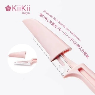 KiiKii Beauty มีดกันคิ้ว ที่กันคิ้ว สําหรับตกแต่งคิ้ว แบบพับเก็บได้ พกพาสะดวก วัสดุทนทาน เหมาะกับทุกสภาพผิว