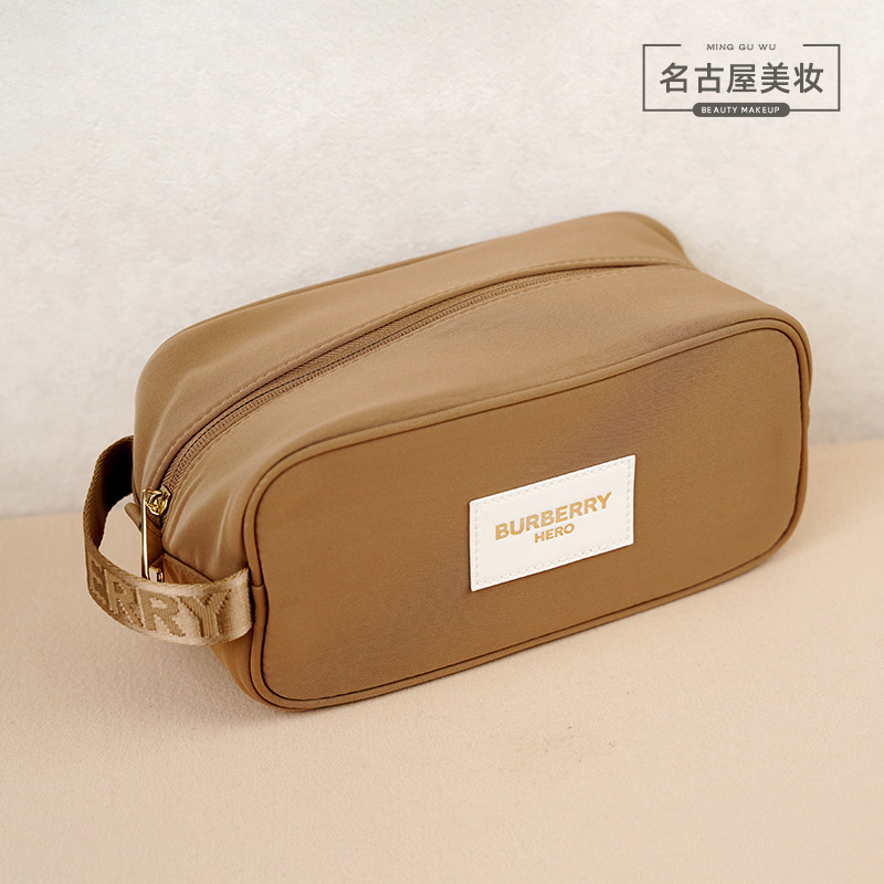 BURBERRY Beauty Counter Free BURBERRY BURBERRY Toiletry Bag Storage Cosmetic Bag Outdoor Portable