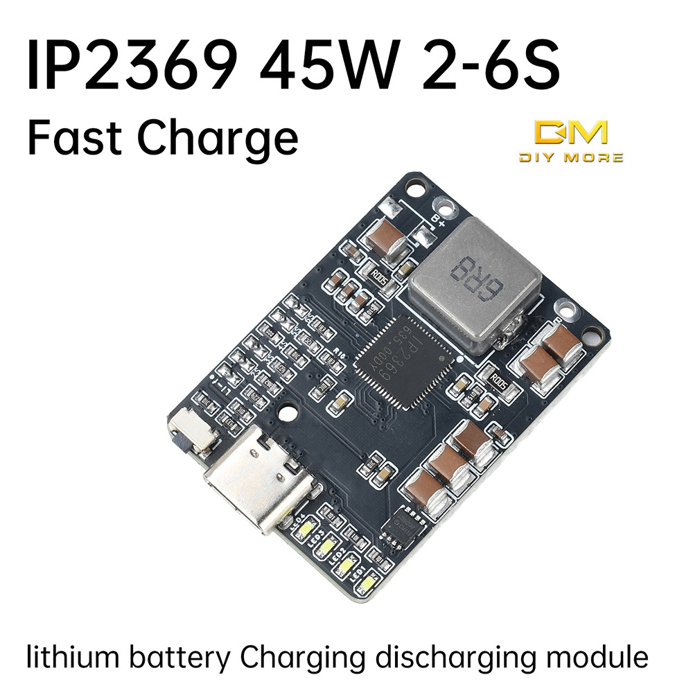 DIYMORE IP2369 2 ~ 6S 45W Li-ion Battery Charger/Discharger Module for Mobile Power/Drone Charge Pro